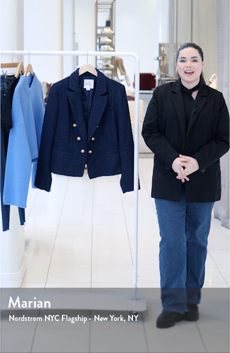 Cheryl Open Front Crop Blazer, sales video thumbnail