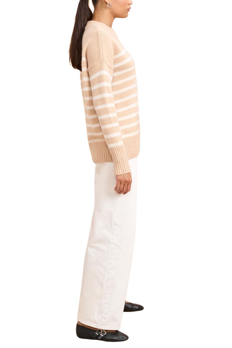 Marin Sweater, Alternate, color, Camel/Cream