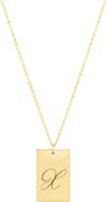 Set & Stones Stella Initial Necklace