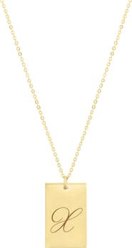 Set & Stones Stella Initial Necklace