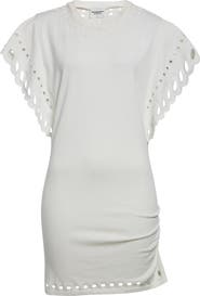 Isabel Marant Étoile Orlane Eyelet Trim Cotton Dress