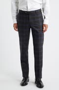 Berle Multicolor Plaid Wool Blend Dress Pants