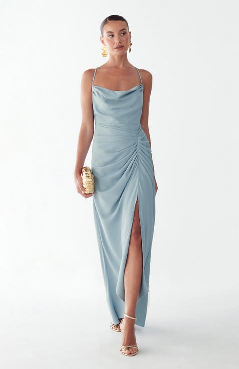 Eliza Draped Maxi Dress
