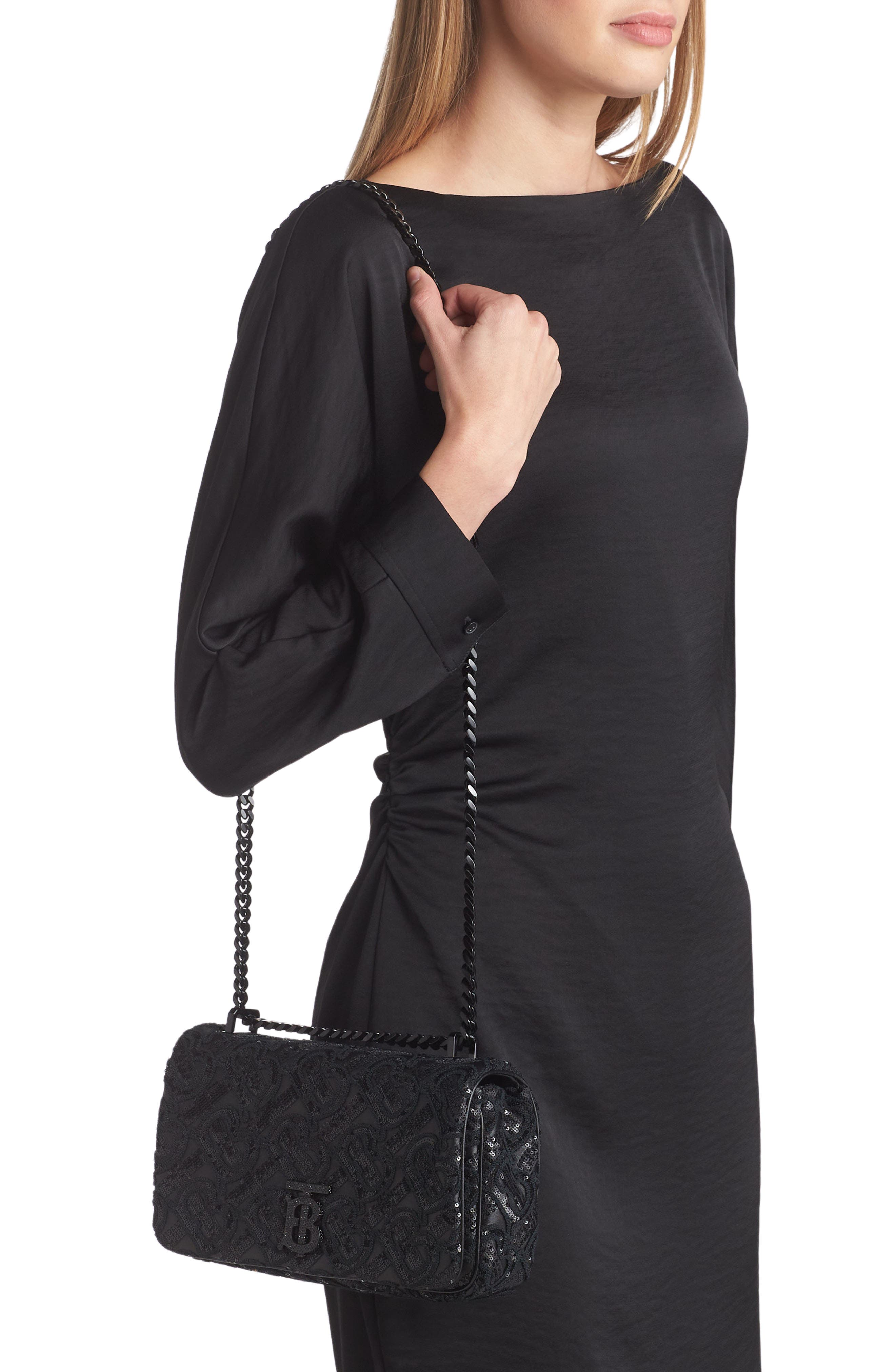 Burberry Small Lola Sequin, Alternate, color, 