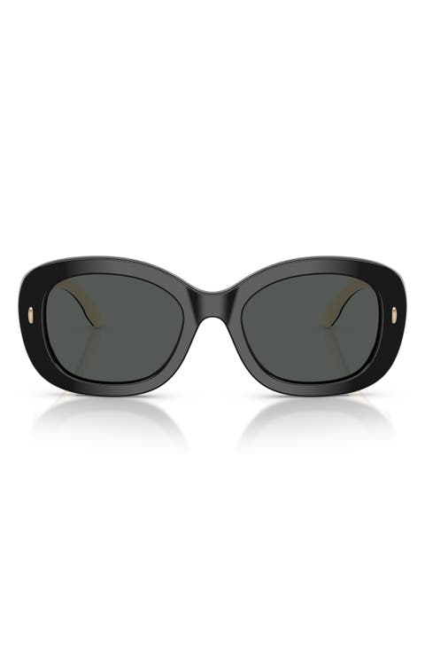 52mm Oval Sunglasses