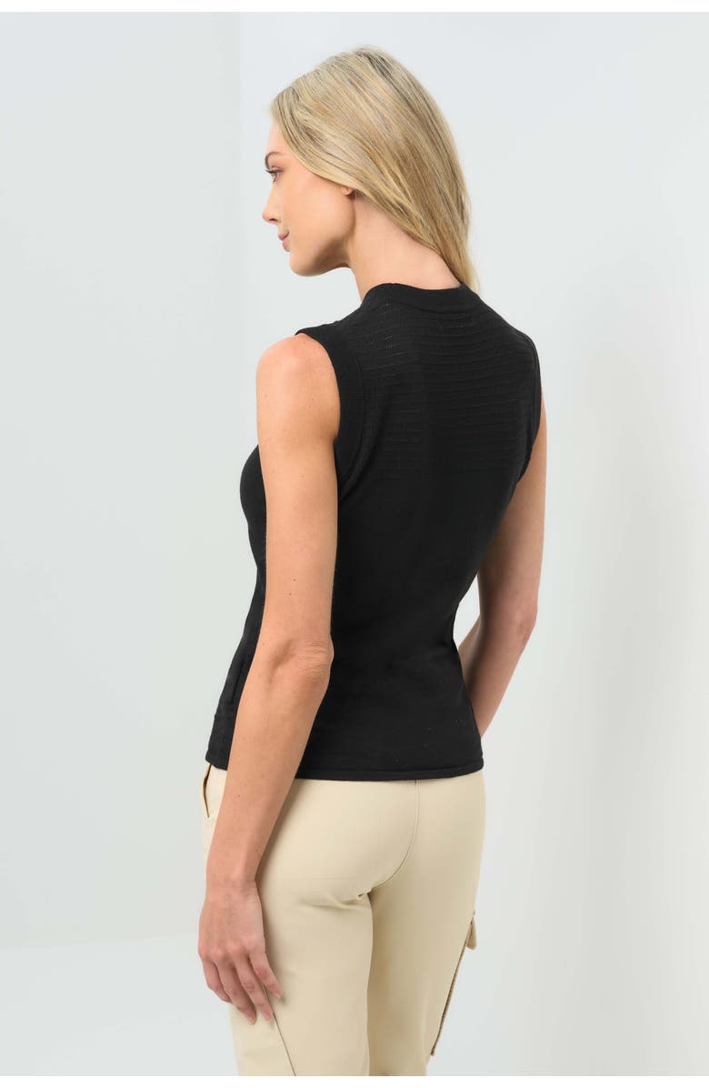 Anatomie Evie Sleeveless Sweater Knit Top, Alternate, color, Black