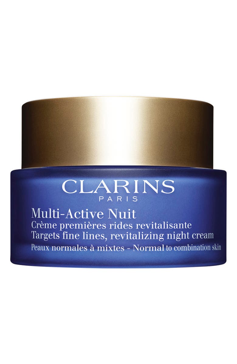 Clarins Multi-Active Anti-Aging Night Moisturizer for Glowing Skin, Main, color,