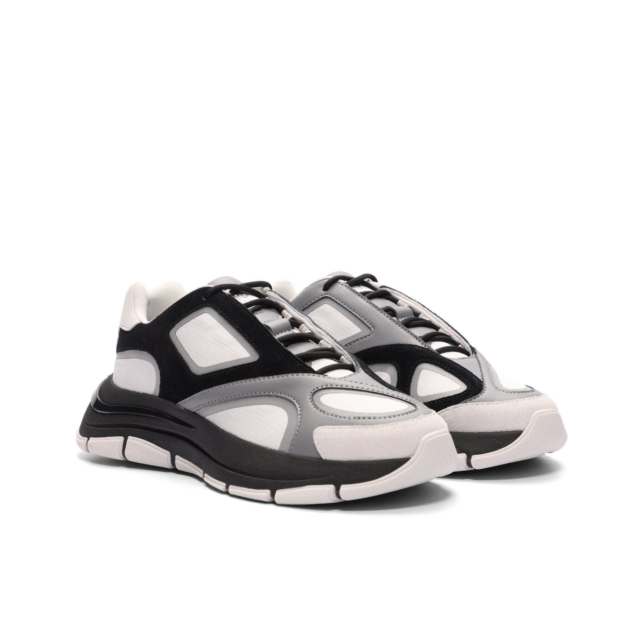 Sculpted Runner Low-Top Trainer, Alternate, color, Grey