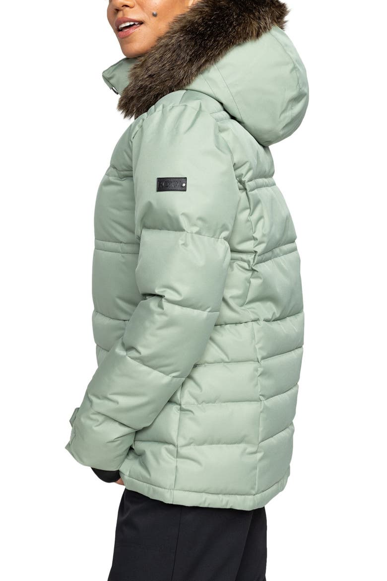 Quinn Insulated Puffer Coat with Removable Faux Fur Trim, Alternate, color, GJN0