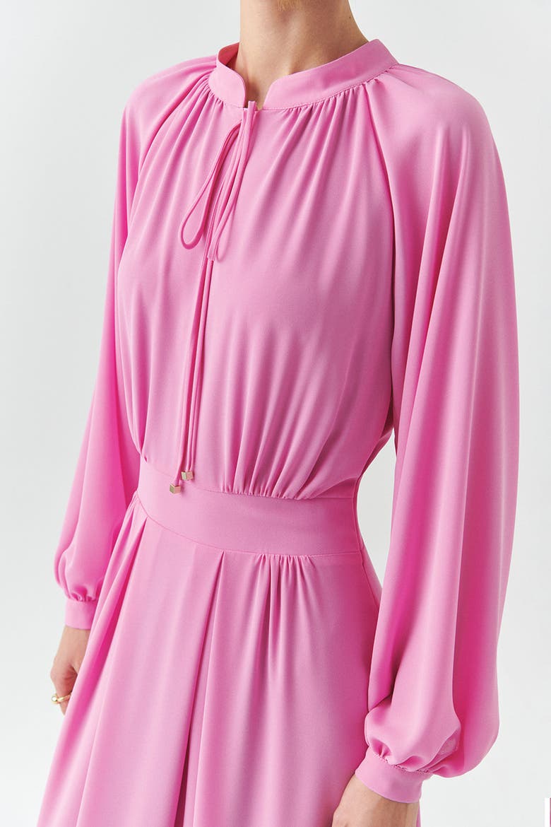 Kairi Chiffon Midi Dress, Alternate, color, LILAC