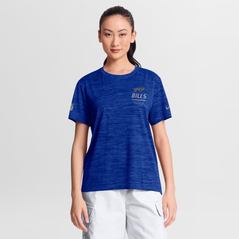 Women's Nike Royal Buffalo Bills Sideline Velocity Dri-FIT T-Shirt