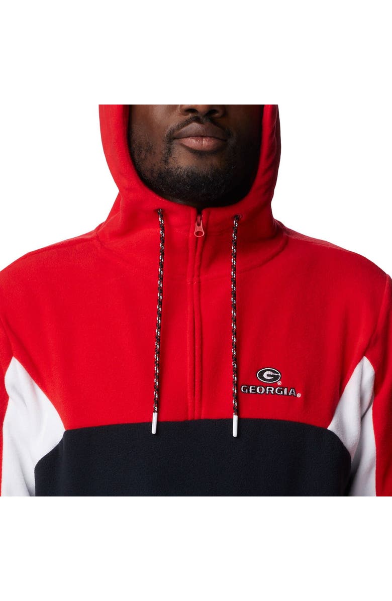Columbia Men's Columbia Black Georgia Bulldogs Lodge Quarter-Zip Hoodie, Alternate, color, Black