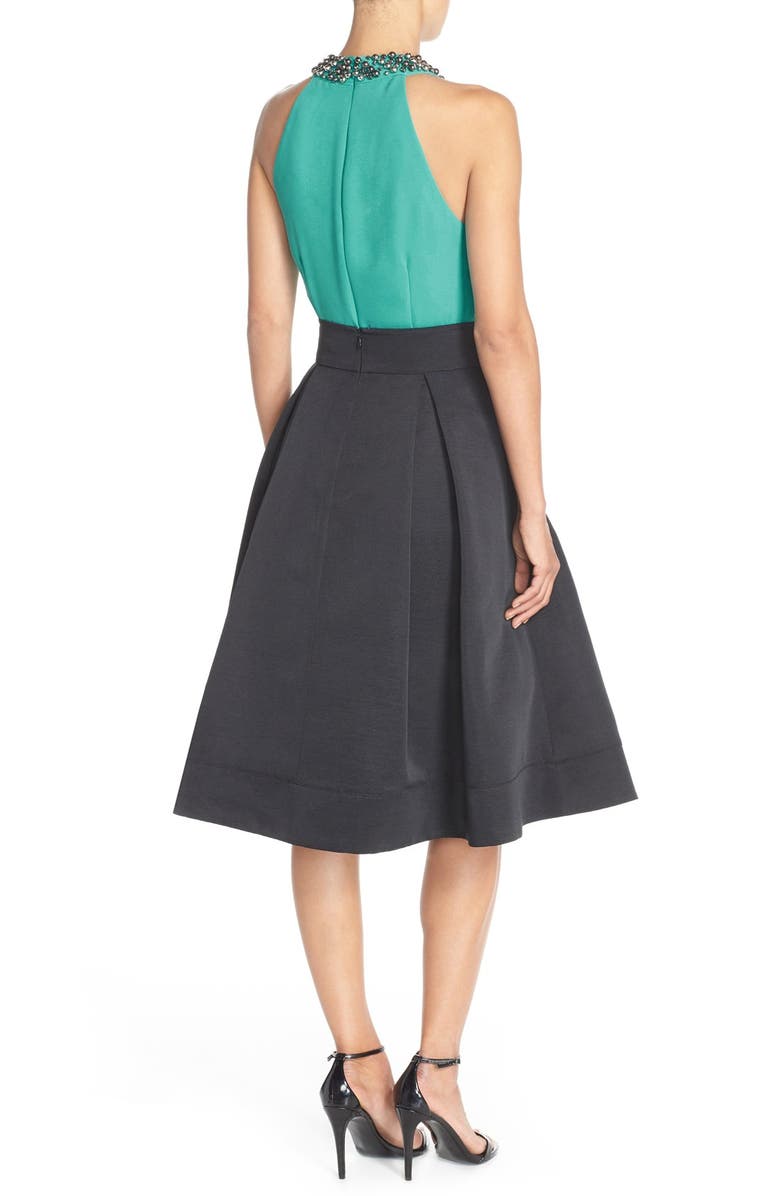 Eliza J Faille Midi Skirt, Alternate, color,