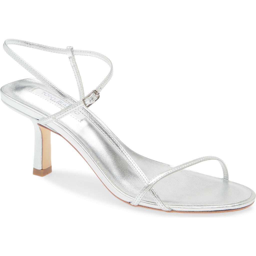 Tony Bianco Caprice Ankle Strap Sandal In White