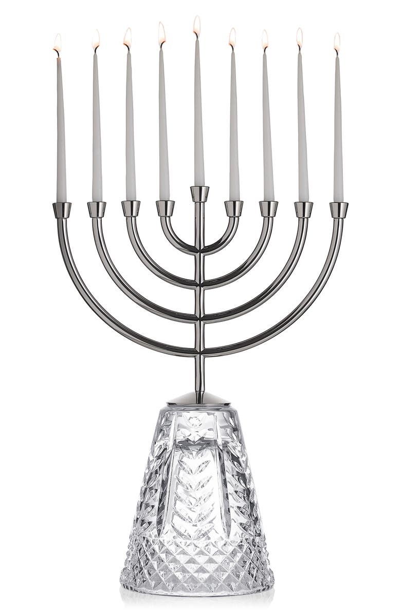 Waterford Crystal Menorah, Main, color, 