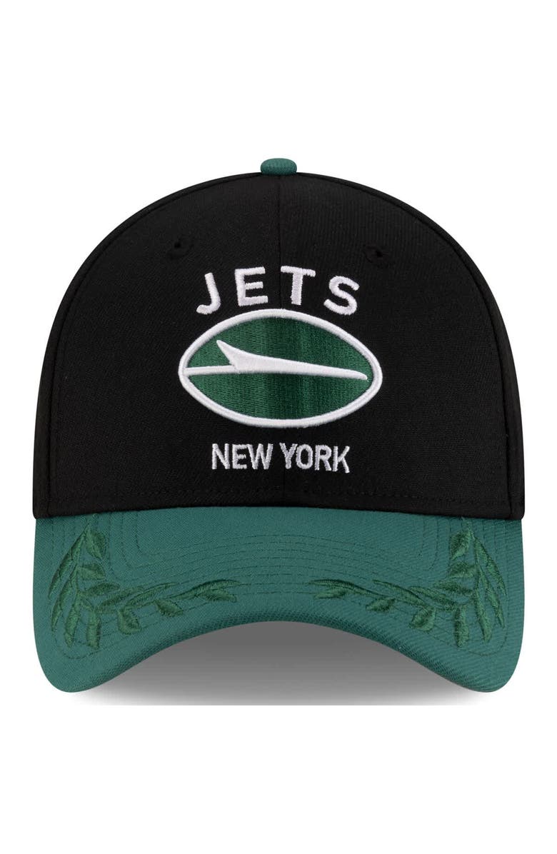 New Era Men's New Era Black/Green New York Jets 2025 NFL Draft 39THIRTY Flex Hat, Alternate, color, Black