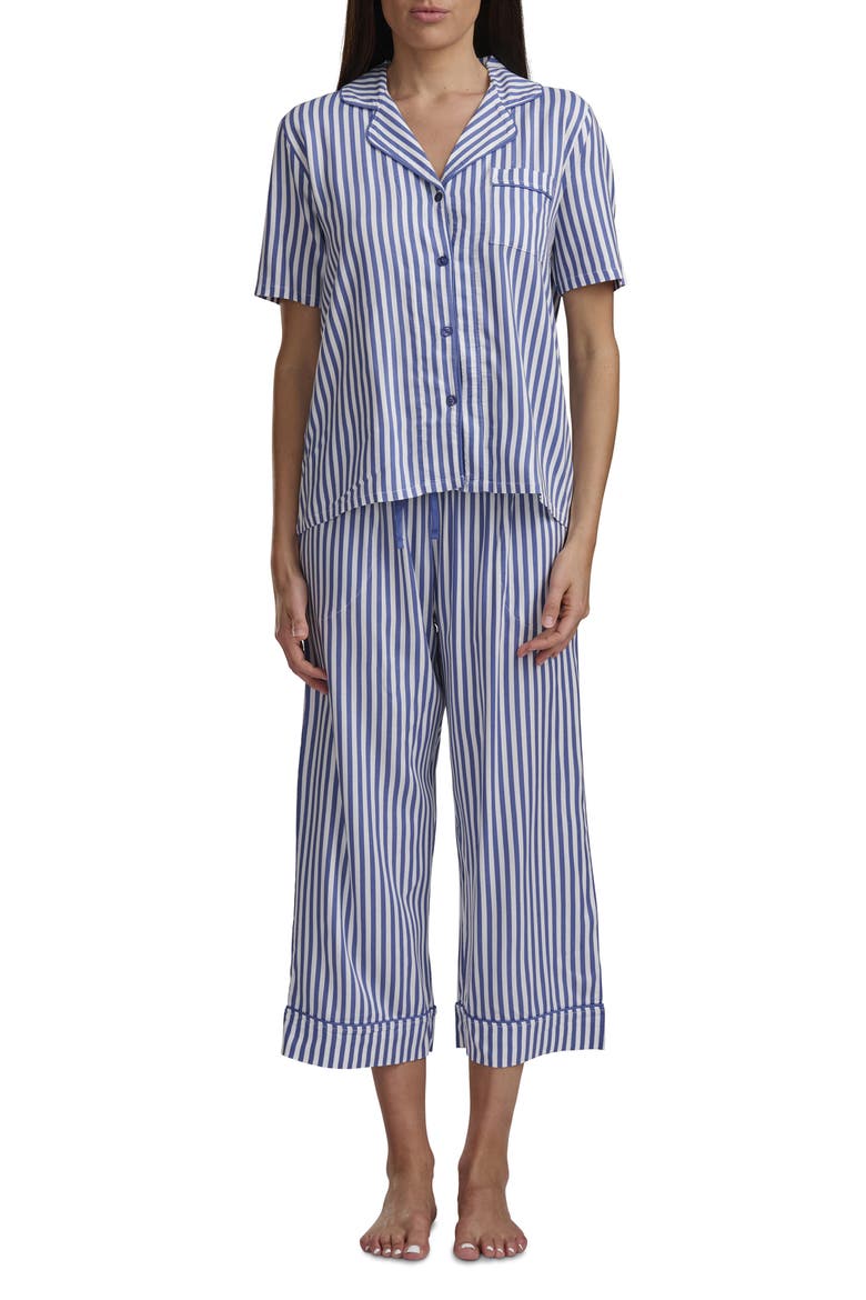 Notch Collar Pajamas, Main, color, MERLINSTRIPE