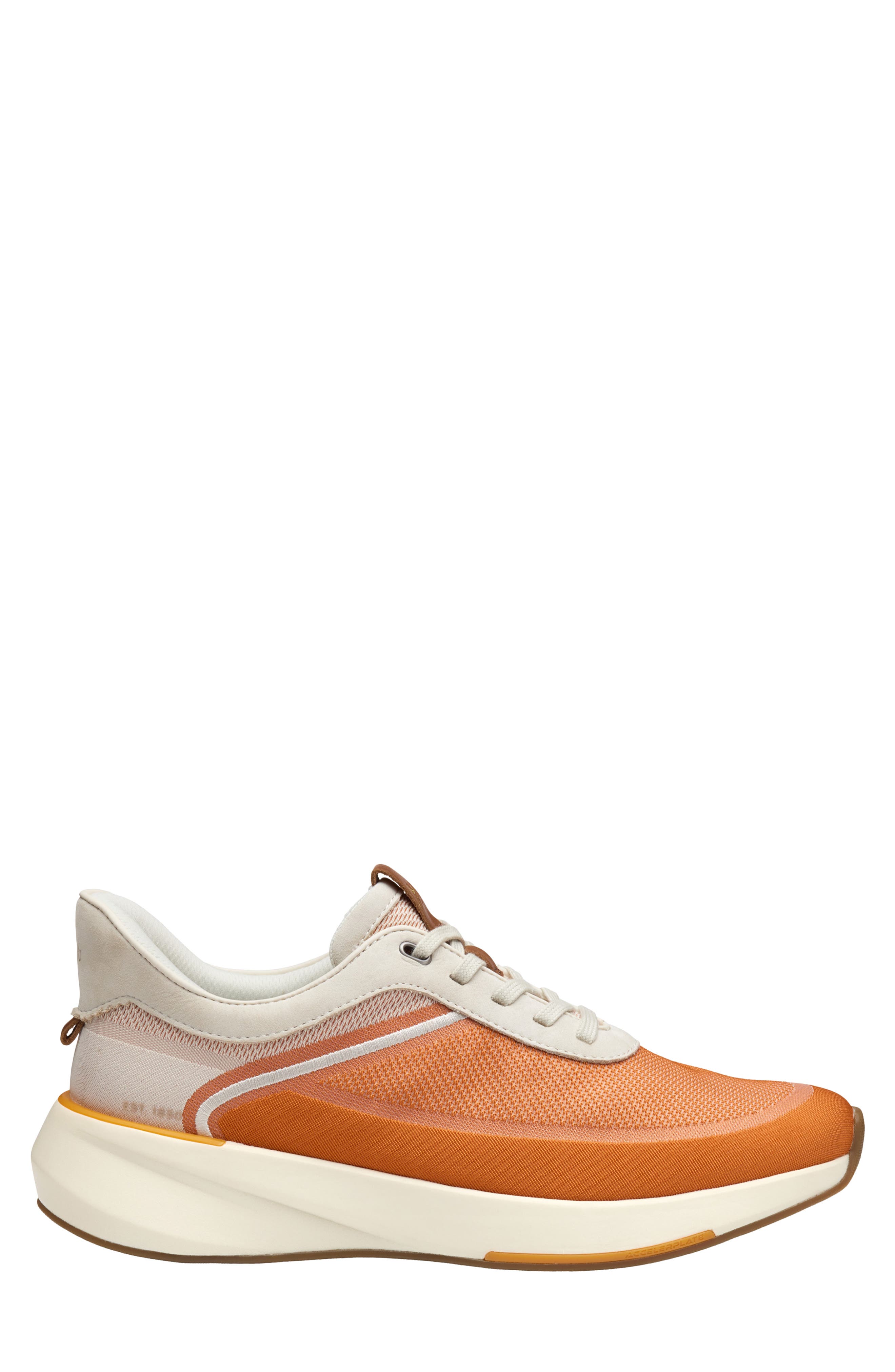 Surge Knit U-Throat Sneaker, Alternate, color, ORANGE KNIT