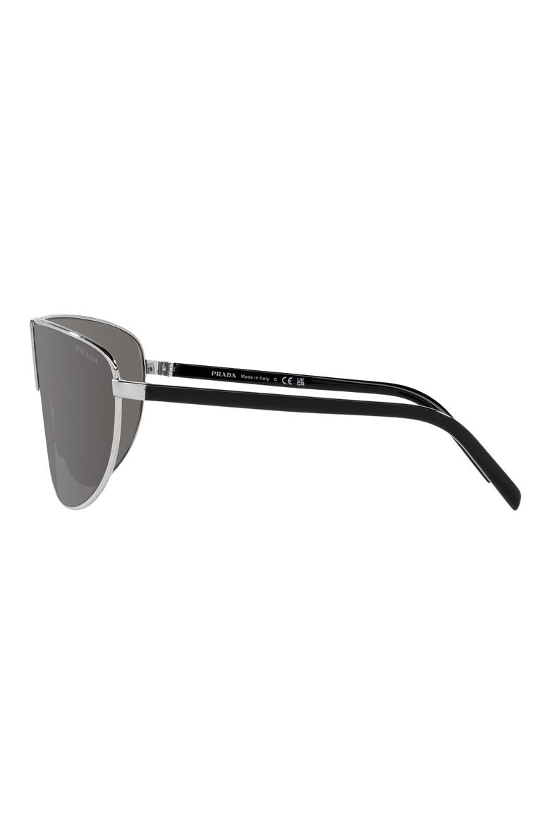 37mm Rectangular Sunglasses, Alternate, color, SILVER