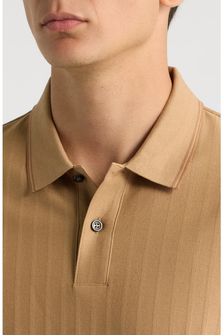 H-Parlay Cotton Polo, Alternate, color, MEDIUM BEIGE
