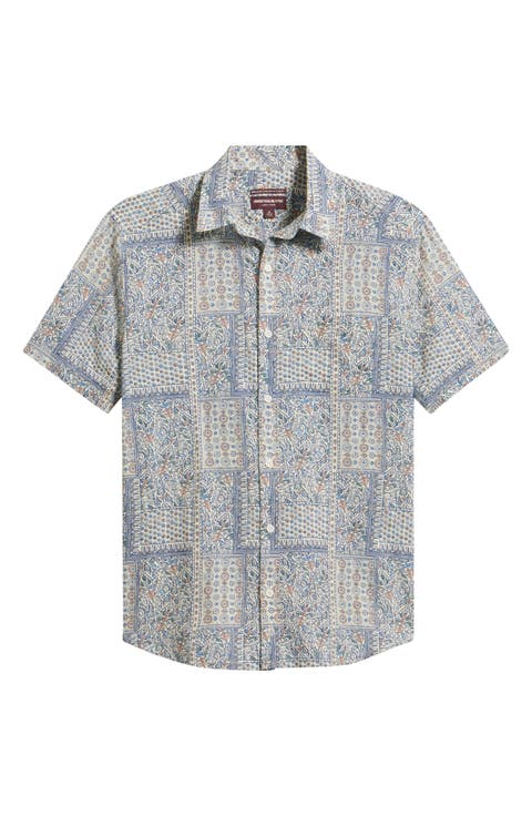 Hampton Stretch Cotton Short Sleeve Button-Up Shirt