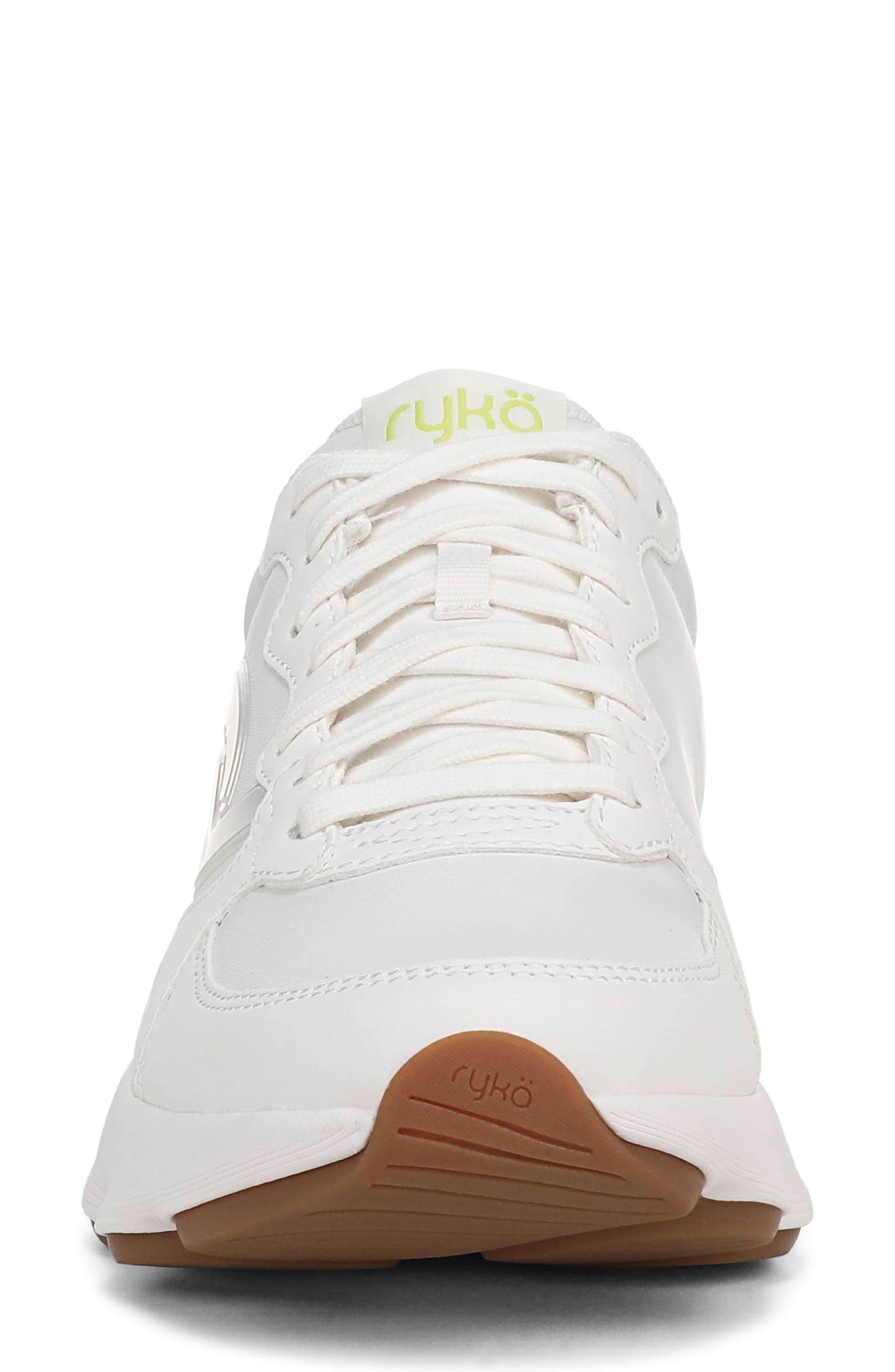 Rykä PodFlow Retro Walking Sneaker, Alternate, color, White