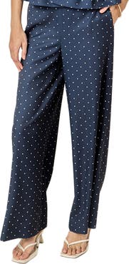 English Factory Polka Dot Wide Leg Pants