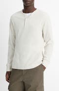 Vince Long Sleeve Pima Cotton Henley