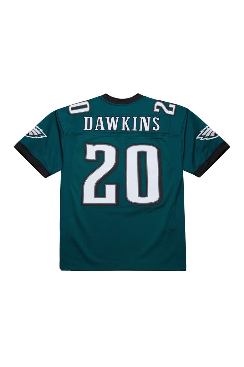 Men's Mitchell & Ness Brian Dawkins Green Philadelphia Eagles 2007 Authentic Throwback Retired Player Jersey, Alternate, color, Green