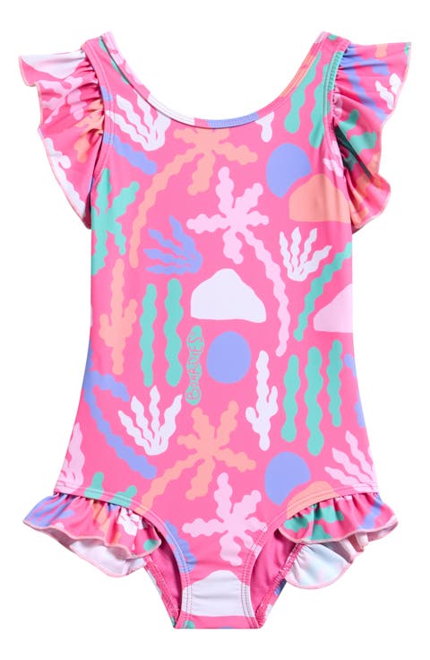 Kids' Palm Springs Ruffles One-Piece Swimsuit (Toddler, Little Kid & Big Kid)