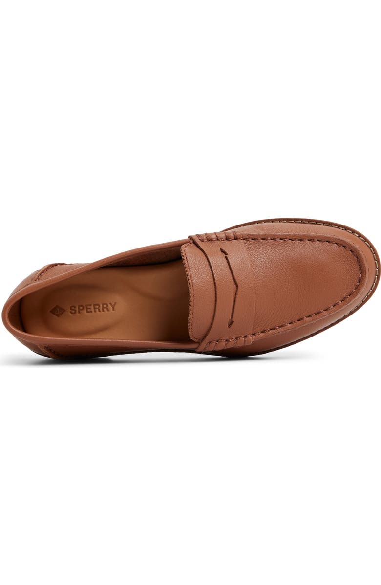 Sperry Seaport Penny Loafer, Alternate, color, Light Brown