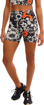 Free People FP Movement Printed Never Better Bike Shorts