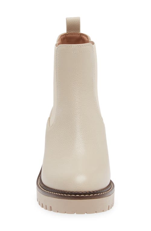Nordstrom Mia Chelsea Lug Boot In Ivory Birch