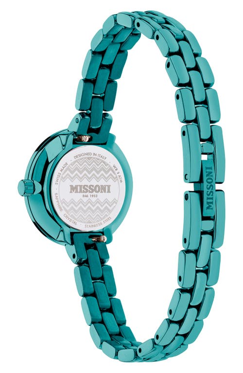 Missoni Petite Bracelet Watch, 25mm In Green