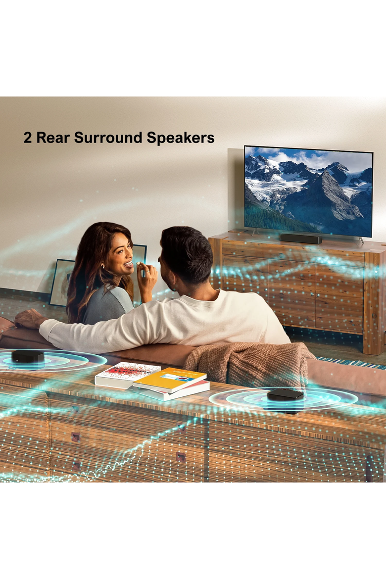 Poseidon M3T 5.1 Surround Sound Bar, Alternate, color, Black