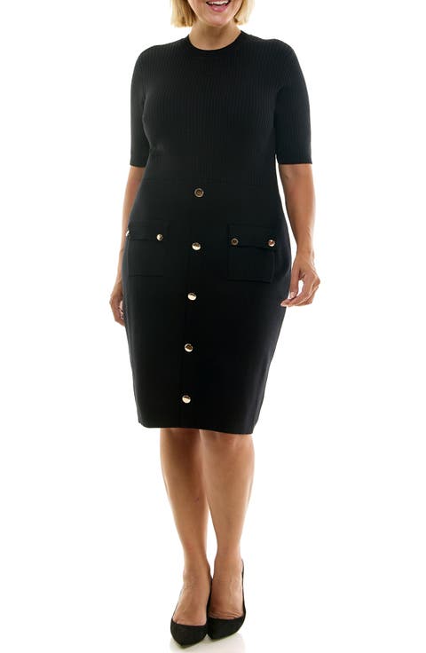 Ribbed Sweater Dress