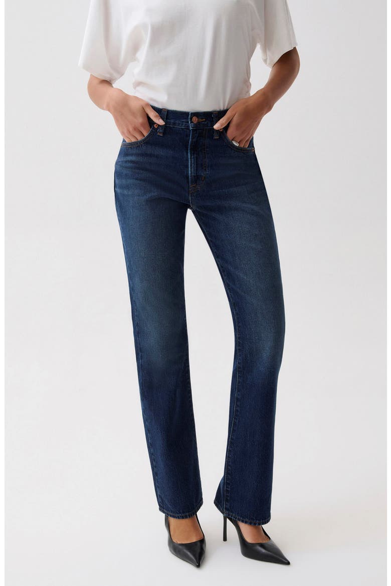 Dakota High Waist Bootcut Jeans, Alternate, color, SKYSCRAPER
