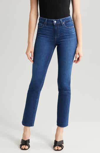 Cindy Raw Edge Straight Leg Jeans
