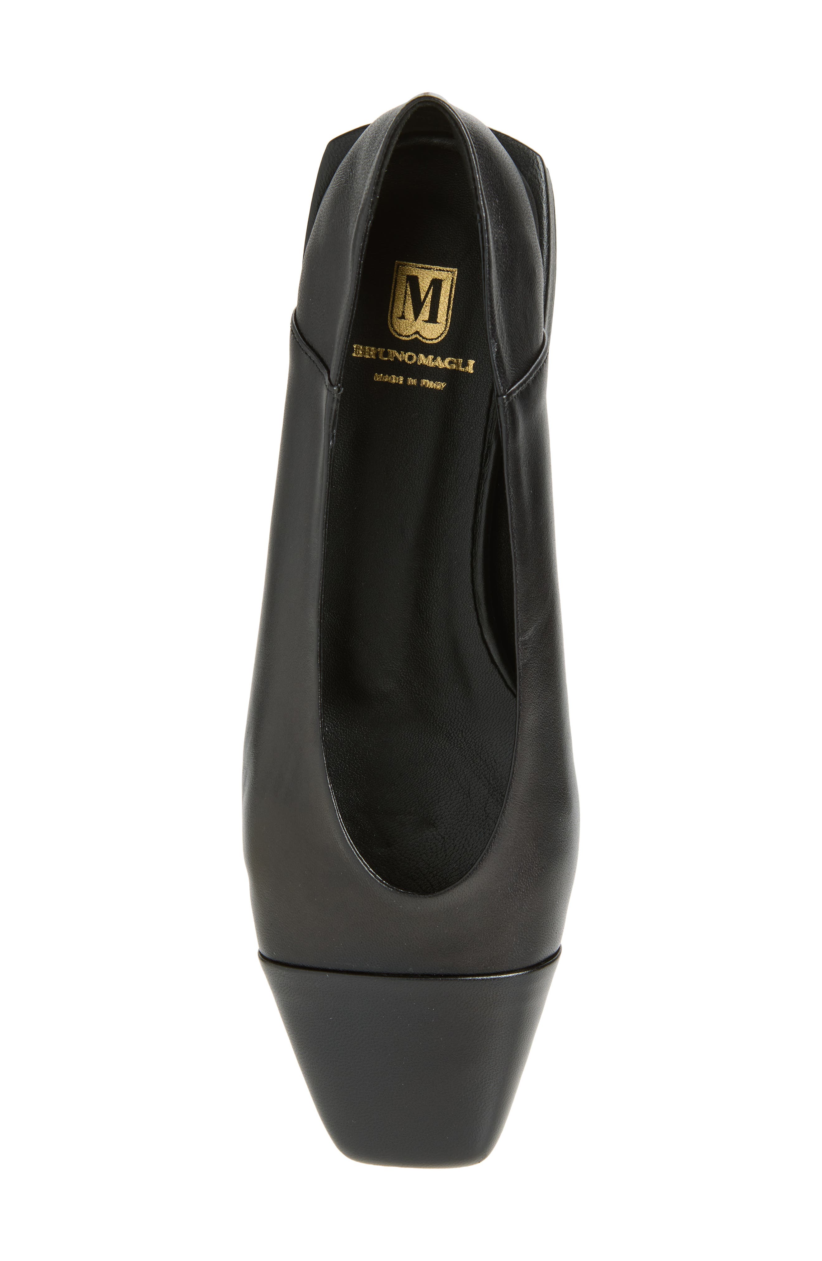 Parisa Flat, Alternate, color, BLACK LEATHER