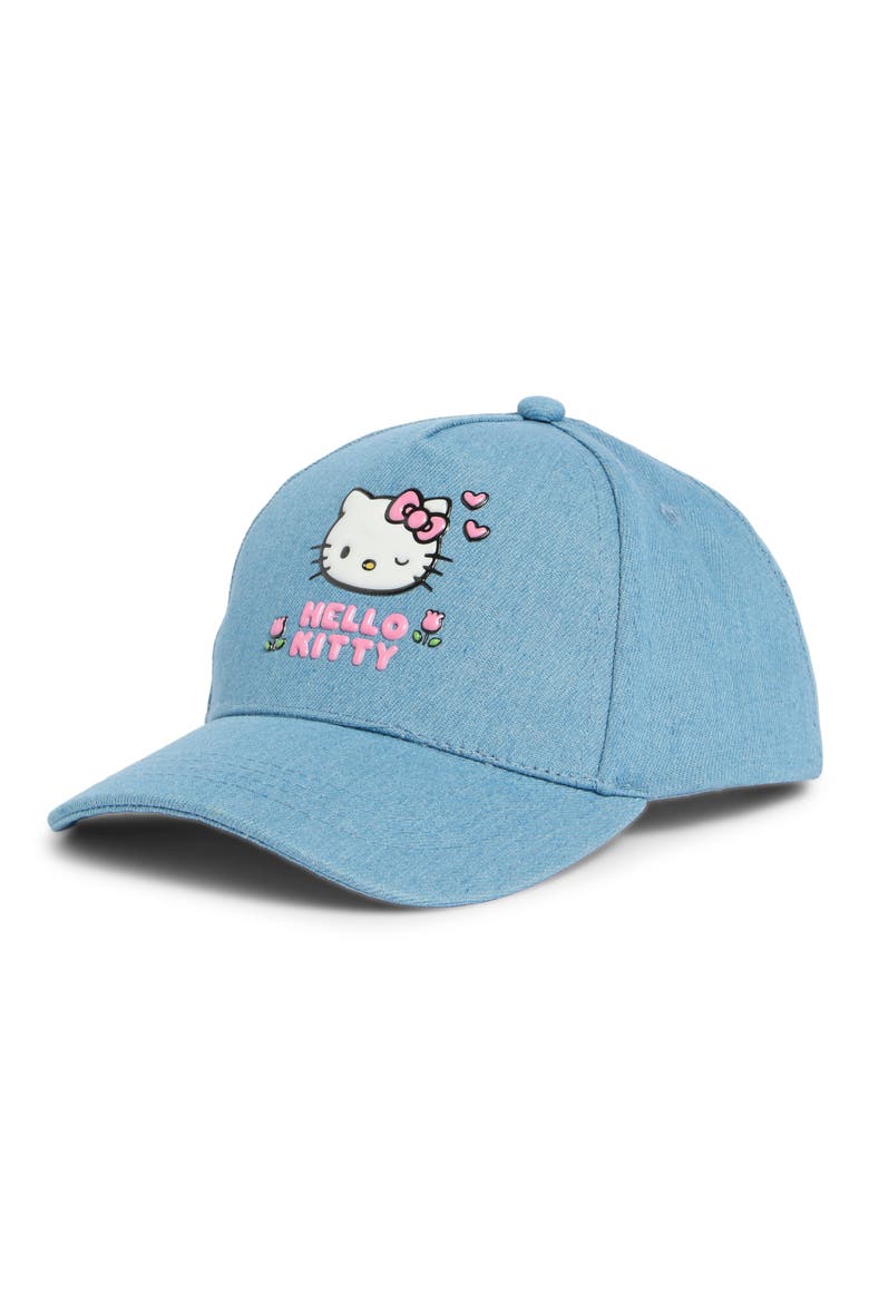 x Hello Kitty® Kids' Denim Cap, Main, color, DENIM