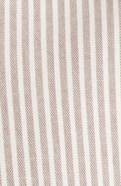 Rails Vance Stripe Cotton Blend Button-down Shirt In Neutral