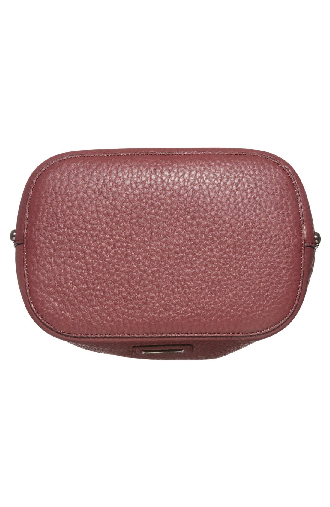 Unlined Bucket Bag, Alternate, color, PORT