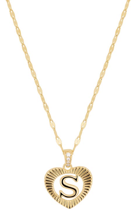 Modern Muse Love Initial Necklace