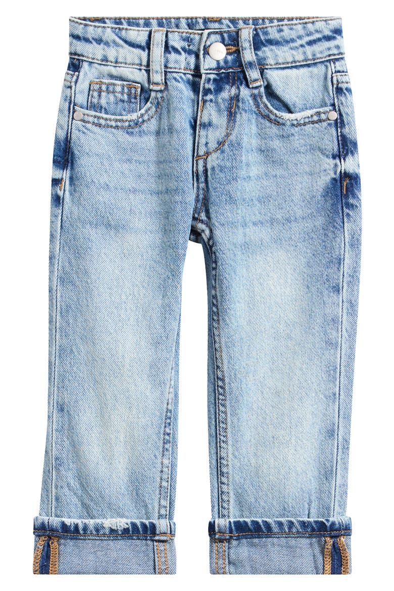 Brixton Straight Narrow Leg Jeans, Main, color, MEDIUM WASH 150