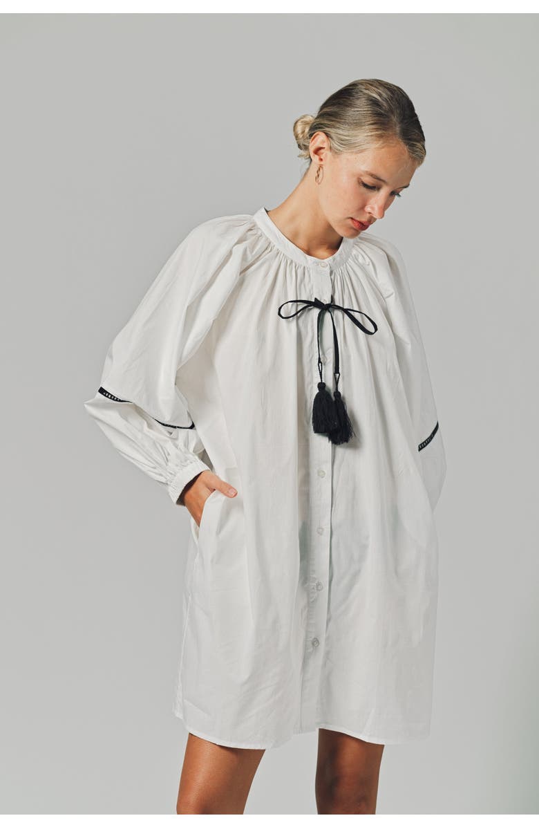 The Shirt by Rochelle Behrens The Minka Dress, Alternate, color, White/Black