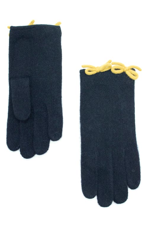 Portolano Bow Gloves In Green