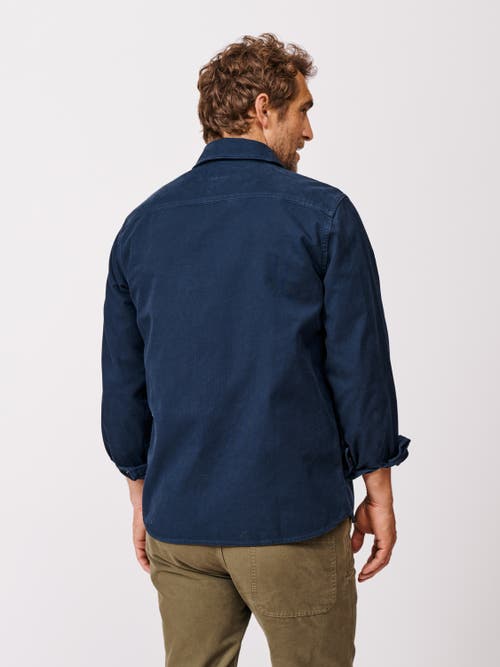 Aubin Dovedale Overshirt In Blue