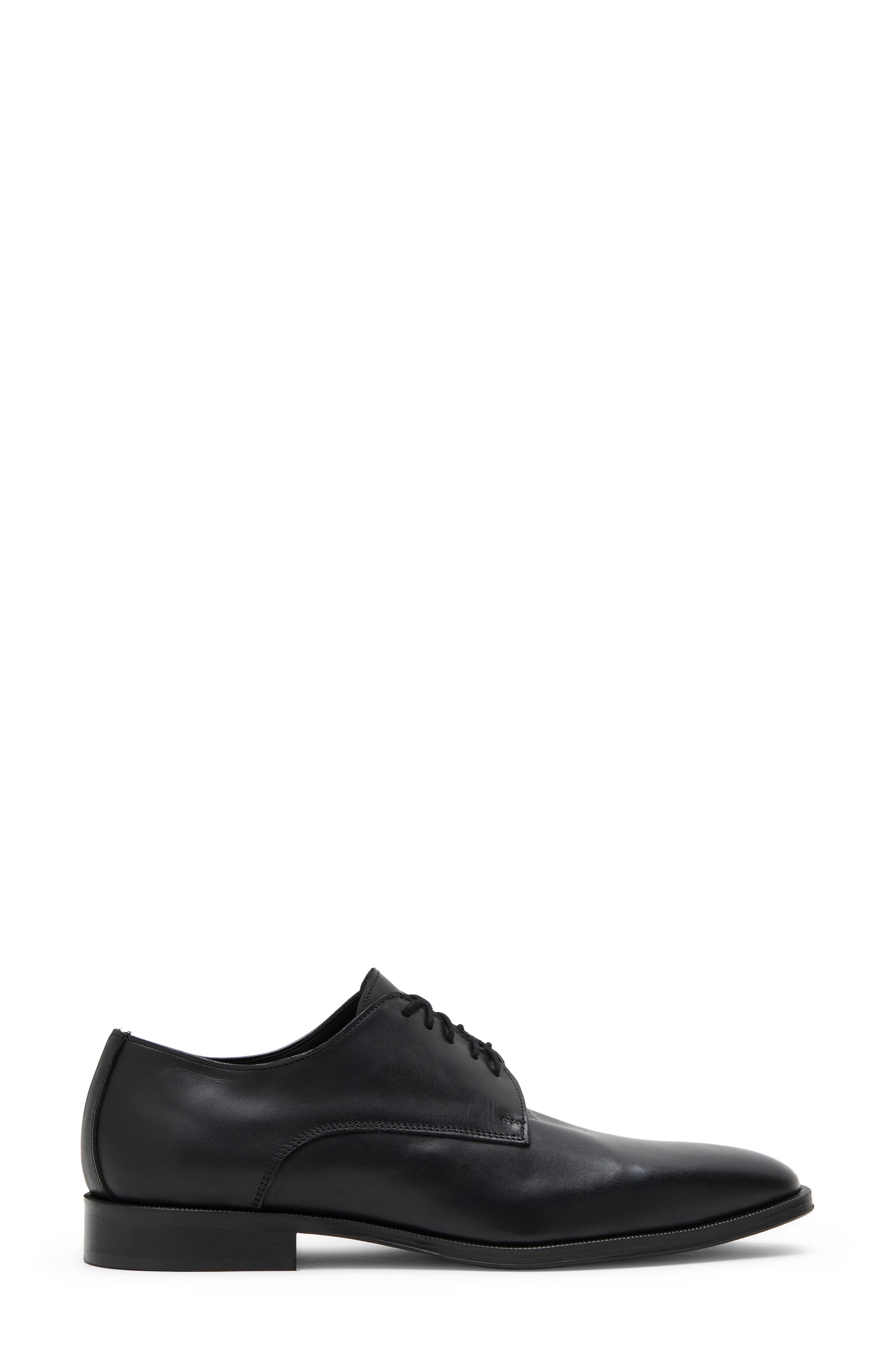 Siena Plain Toe Derby, Alternate, color, BLACK LEATHER