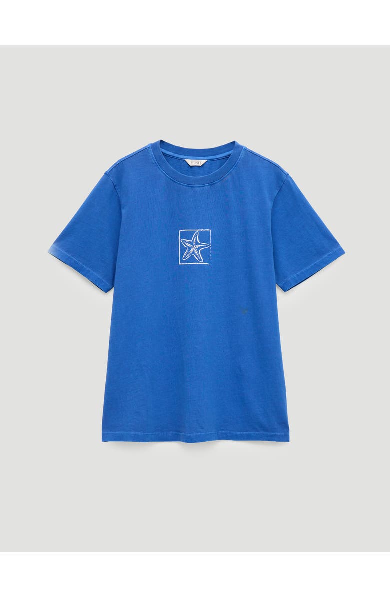 Hush Sealife Graphic Crew Neck T-Shirt, Alternate, color, Bright Blue