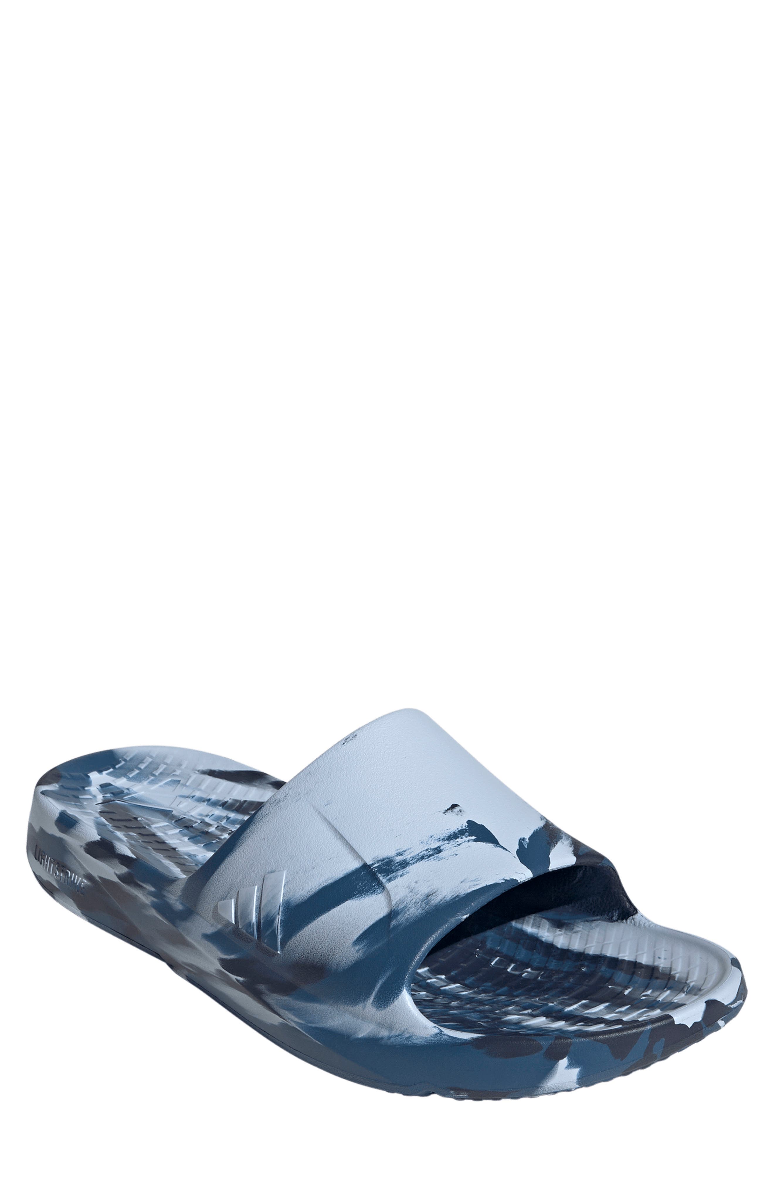 adidas Lightshift Slide Sandal, Main, color, Blue